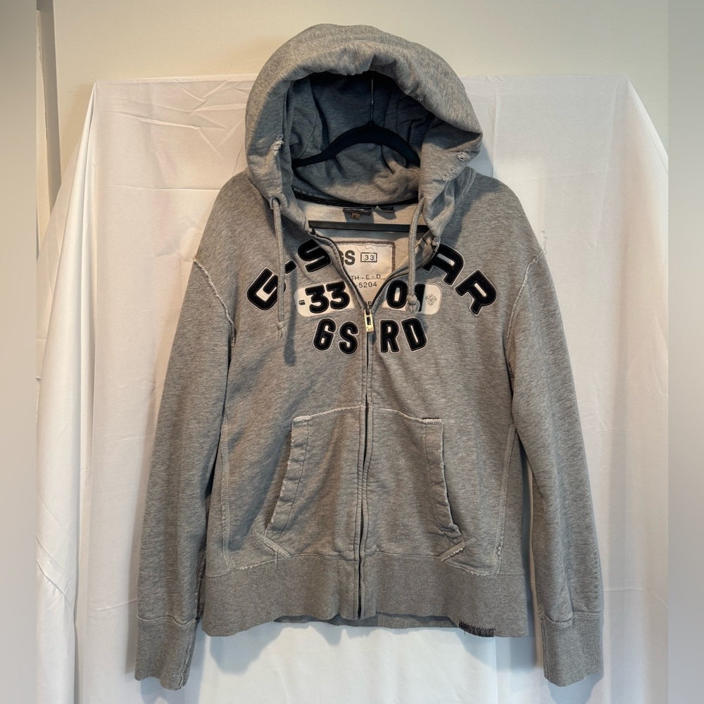 *Vintage* G-Star Charcoal Full-Zip Hoodie